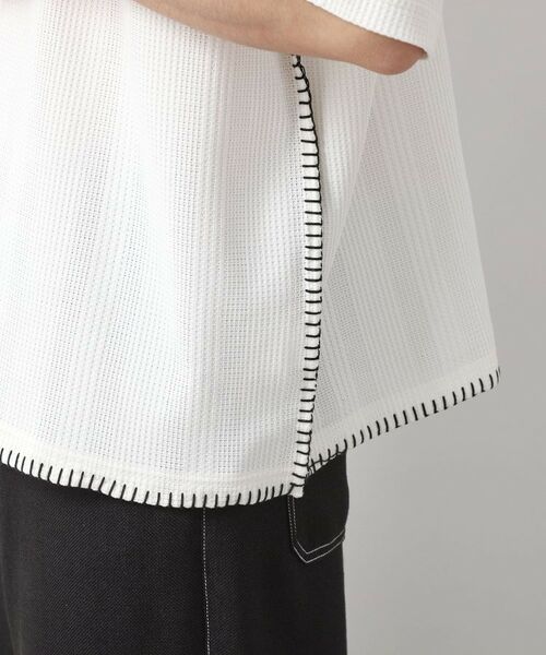 THE SHOP TK / ザ ショップ ティーケー Tシャツ | ステッチ刺繍半袖Tシャツ ビックシルエット | 詳細14