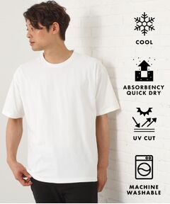 THE SHOP TK / ザ ショップ ティーケー Tシャツ | パーフェクテックリンクス半袖Tシャツ 【接触冷感／吸水速乾／UVカット／洗濯機OK】