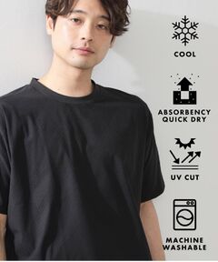 THE SHOP TK / ザ ショップ ティーケー Tシャツ | パーフェクテックリンクス半袖Tシャツ 【接触冷感／吸水速乾／UVカット／洗濯機OK】