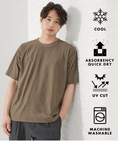 THE SHOP TK / ザ ショップ ティーケー Tシャツ | パーフェクテックリンクス半袖Tシャツ 【接触冷感／吸水速乾／UVカット／洗濯機OK】