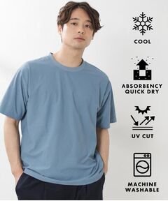 THE SHOP TK / ザ ショップ ティーケー Tシャツ | パーフェクテックリンクス半袖Tシャツ 【接触冷感／吸水速乾／UVカット／洗濯機OK】