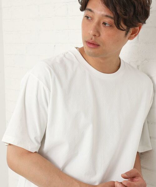 THE SHOP TK / ザ ショップ ティーケー Tシャツ | パーフェクテックリンクス半袖Tシャツ 【接触冷感／吸水速乾／UVカット／洗濯機OK】 | 詳細1