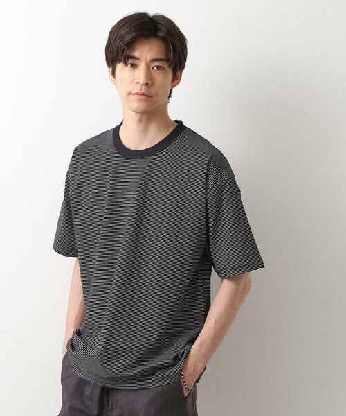 THE SHOP TK / ザ ショップ ティーケー Tシャツ | パーフェクテックボーダー半袖Tシャツ 【吸水速乾／洗濯機OK】 | 詳細10