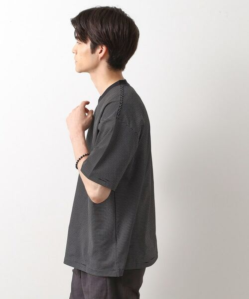 THE SHOP TK / ザ ショップ ティーケー Tシャツ | パーフェクテックボーダー半袖Tシャツ 【吸水速乾／洗濯機OK】 | 詳細11