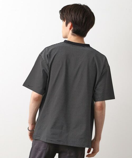 THE SHOP TK / ザ ショップ ティーケー Tシャツ | パーフェクテックボーダー半袖Tシャツ 【吸水速乾／洗濯機OK】 | 詳細12