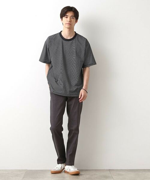 THE SHOP TK / ザ ショップ ティーケー Tシャツ | パーフェクテックボーダー半袖Tシャツ 【吸水速乾／洗濯機OK】 | 詳細13