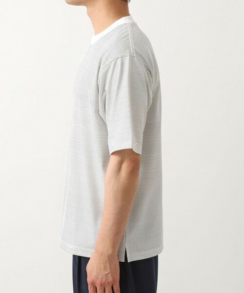 THE SHOP TK / ザ ショップ ティーケー Tシャツ | パーフェクテックボーダー半袖Tシャツ 【吸水速乾／洗濯機OK】 | 詳細16