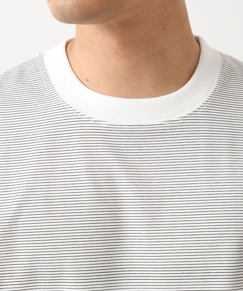 THE SHOP TK / ザ ショップ ティーケー Tシャツ | パーフェクテックボーダー半袖Tシャツ 【吸水速乾／洗濯機OK】 | 詳細18