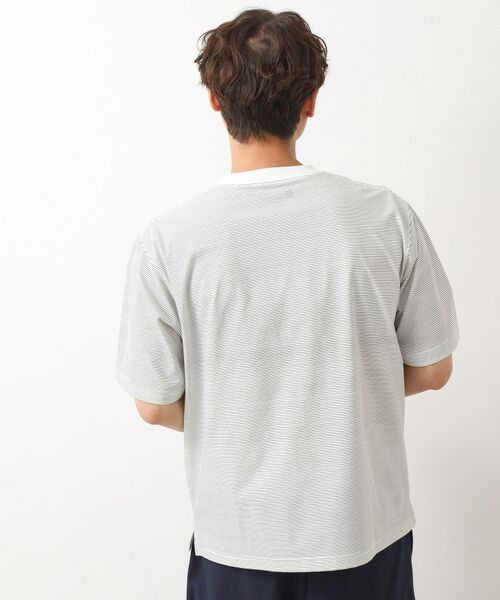 THE SHOP TK / ザ ショップ ティーケー Tシャツ | パーフェクテックボーダー半袖Tシャツ 【吸水速乾／洗濯機OK】 | 詳細7