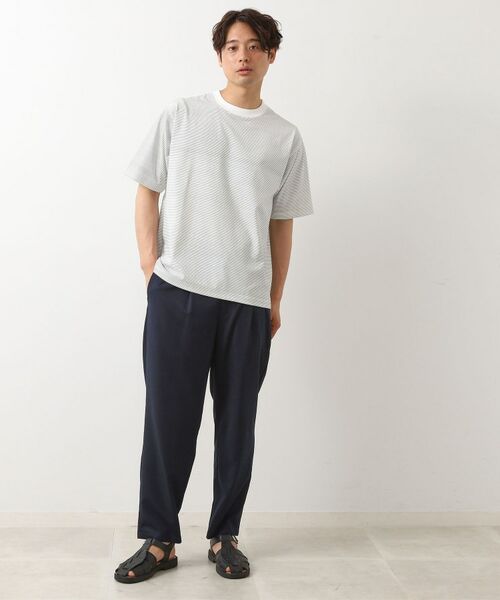 THE SHOP TK / ザ ショップ ティーケー Tシャツ | パーフェクテックボーダー半袖Tシャツ 【吸水速乾／洗濯機OK】 | 詳細8