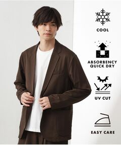 THE SHOP TK / ザ ショップ ティーケー テーラードジャケット | スムースファイバーリラックスジャケット 【セットアップ可／UVカット／イージーケア／洗濯機OK】