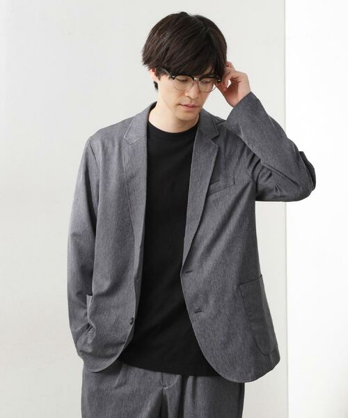 THE SHOP TK / ザ ショップ ティーケー テーラードジャケット | スムースファイバーリラックスジャケット 【セットアップ可／UVカット／イージーケア／洗濯機OK】 | 詳細10
