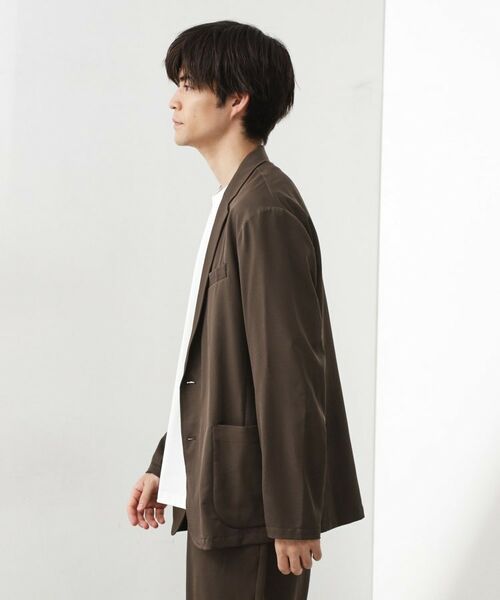 THE SHOP TK / ザ ショップ ティーケー テーラードジャケット | スムースファイバーリラックスジャケット 【セットアップ可／UVカット／イージーケア／洗濯機OK】 | 詳細17