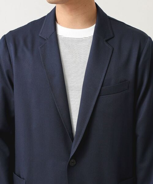 THE SHOP TK / ザ ショップ ティーケー テーラードジャケット | スムースファイバーリラックスジャケット 【セットアップ可／UVカット／イージーケア／洗濯機OK】 | 詳細25