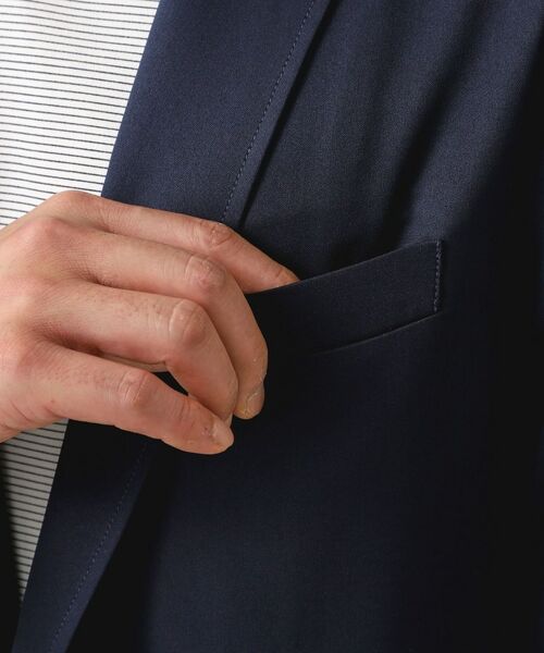 THE SHOP TK / ザ ショップ ティーケー テーラードジャケット | スムースファイバーリラックスジャケット 【セットアップ可／UVカット／イージーケア／洗濯機OK】 | 詳細26