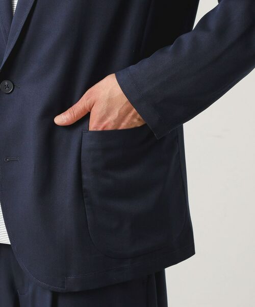 THE SHOP TK / ザ ショップ ティーケー テーラードジャケット | スムースファイバーリラックスジャケット 【セットアップ可／UVカット／イージーケア／洗濯機OK】 | 詳細28