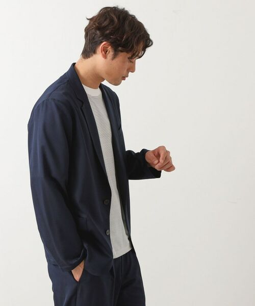 THE SHOP TK / ザ ショップ ティーケー テーラードジャケット | スムースファイバーリラックスジャケット 【セットアップ可／UVカット／イージーケア／洗濯機OK】 | 詳細5