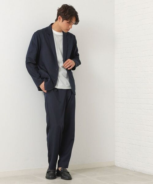 THE SHOP TK / ザ ショップ ティーケー テーラードジャケット | スムースファイバーリラックスジャケット 【セットアップ可／UVカット／イージーケア／洗濯機OK】 | 詳細7