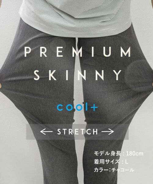 THE SHOP TK / ザ ショップ ティーケー パンツ | NEW プレミアムスキニーパンツCOOL 【ストレッチプラス／接触冷感／洗濯機OK】 | 詳細5