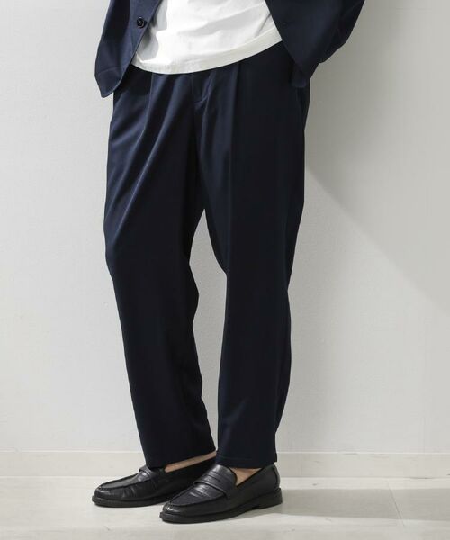 THE SHOP TK / ザ ショップ ティーケー パンツ | スムースファイバーワイドイージーパンツ 【セットアップ可／UVカット／イージーケア／洗濯機OK】 | 詳細1