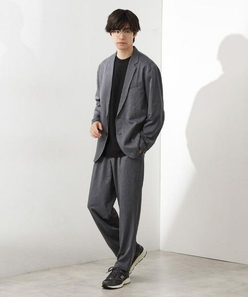 THE SHOP TK / ザ ショップ ティーケー パンツ | スムースファイバーワイドイージーパンツ 【セットアップ可／UVカット／イージーケア／洗濯機OK】 | 詳細12