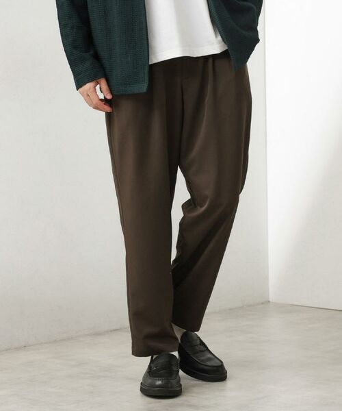 THE SHOP TK / ザ ショップ ティーケー パンツ | スムースファイバーワイドイージーパンツ 【セットアップ可／UVカット／イージーケア／洗濯機OK】 | 詳細14