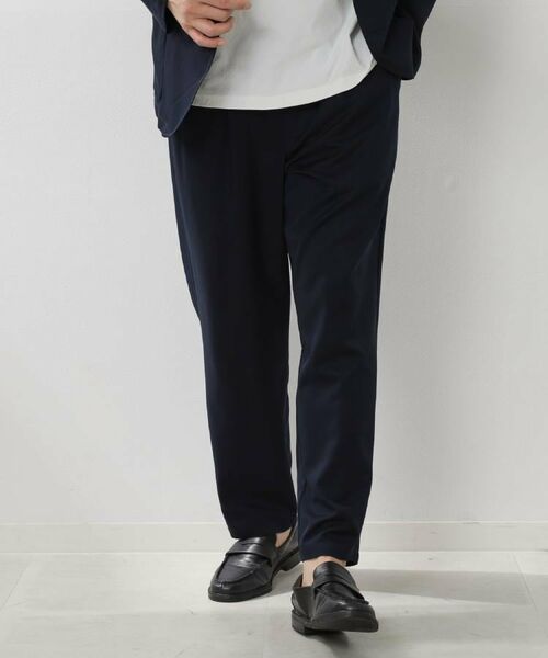 THE SHOP TK / ザ ショップ ティーケー パンツ | スムースファイバーワイドイージーパンツ 【セットアップ可／UVカット／イージーケア／洗濯機OK】 | 詳細2