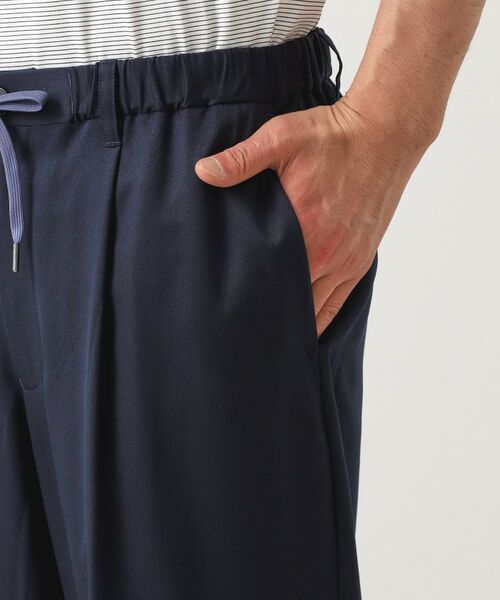 THE SHOP TK / ザ ショップ ティーケー パンツ | スムースファイバーワイドイージーパンツ 【セットアップ可／UVカット／イージーケア／洗濯機OK】 | 詳細23