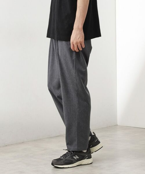 THE SHOP TK / ザ ショップ ティーケー パンツ | スムースファイバーワイドイージーパンツ 【セットアップ可／UVカット／イージーケア／洗濯機OK】 | 詳細9