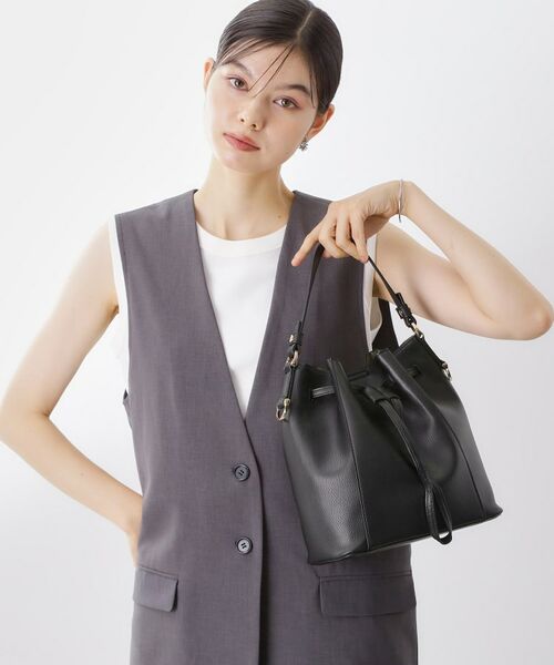 THE SHOP TK / ザ ショップ ティーケー ショルダーバッグ | 巾着2WAYショルダーバッグ | 詳細1