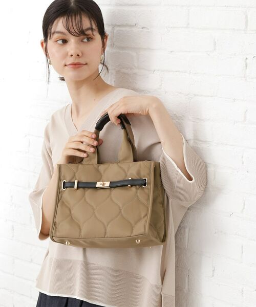 THE SHOP TK / ザ ショップ ティーケー トートバッグ | ナイロンキルトミドルトートバッグ | 詳細3