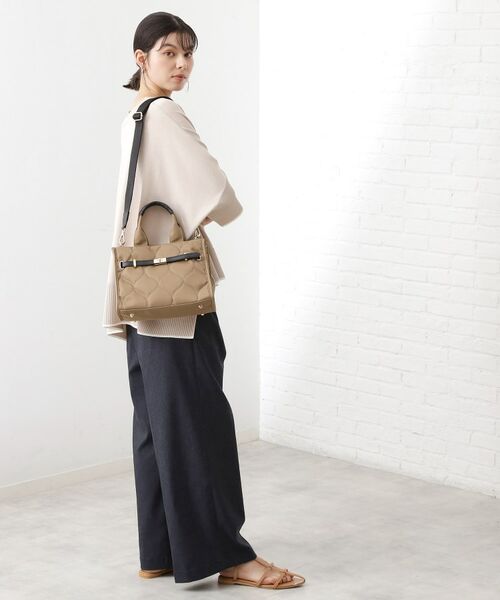 THE SHOP TK / ザ ショップ ティーケー トートバッグ | ナイロンキルトミドルトートバッグ | 詳細4