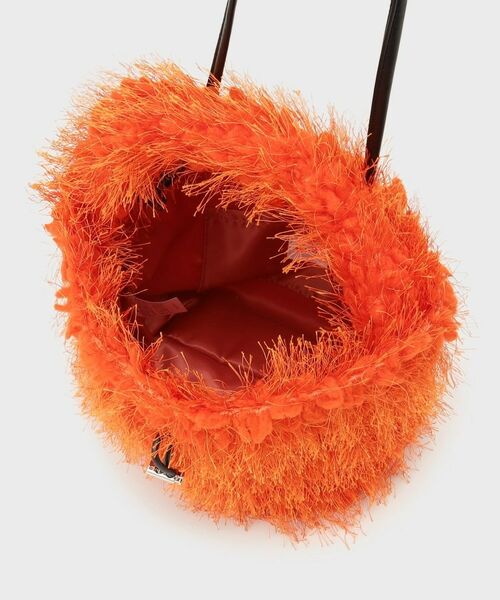 THE SHOP TK / ザ ショップ ティーケー ショルダーバッグ | フリンジボア巾着バッグ | 詳細12