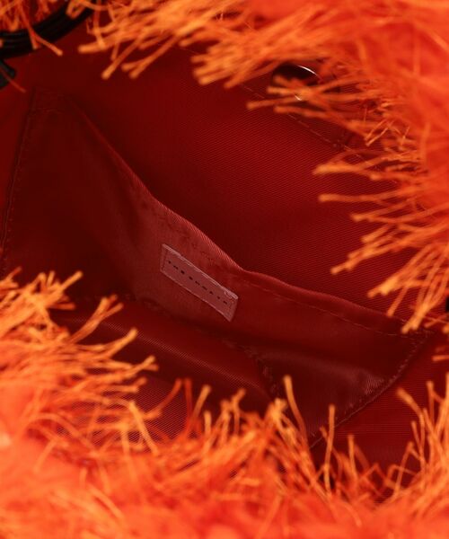 THE SHOP TK / ザ ショップ ティーケー ショルダーバッグ | フリンジボア巾着バッグ | 詳細14