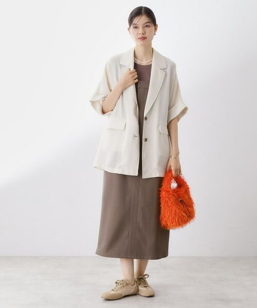 THE SHOP TK / ザ ショップ ティーケー ショルダーバッグ | フリンジボア巾着バッグ | 詳細5