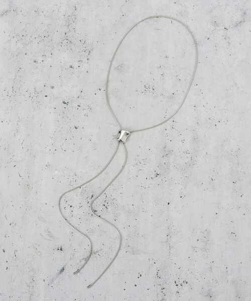 THE SHOP TK / ザ ショップ ティーケー ネックレス・ペンダント・チョーカー | ループタイメタルネックレス | 詳細1