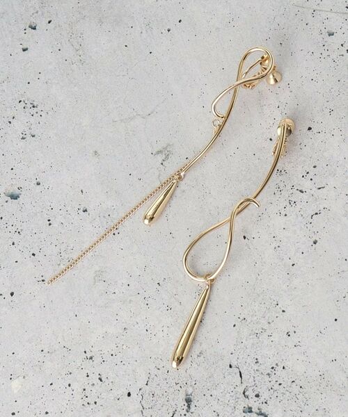 THE SHOP TK / ザ ショップ ティーケー アクセサリー | アシメデザインピアス＆イヤリング | 詳細1