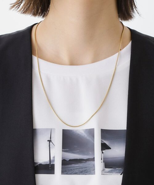THE SHOP TK / ザ ショップ ティーケー ネックレス・ペンダント・チョーカー | ステンレススネークロングネックレス | 詳細4
