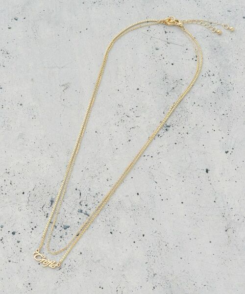 THE SHOP TK / ザ ショップ ティーケー ネックレス・ペンダント・チョーカー | レタリングネックレス | 詳細1