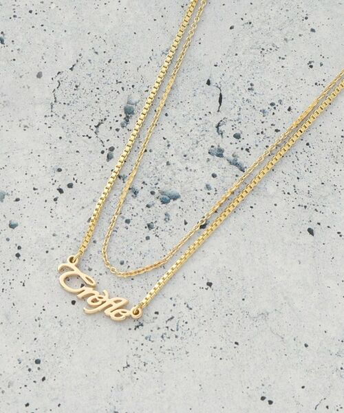 THE SHOP TK / ザ ショップ ティーケー ネックレス・ペンダント・チョーカー | レタリングネックレス | 詳細4