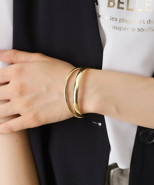 THE SHOP TK / ザ ショップ ティーケー ブレスレット・バングル | ダブルラインバングル | 詳細4