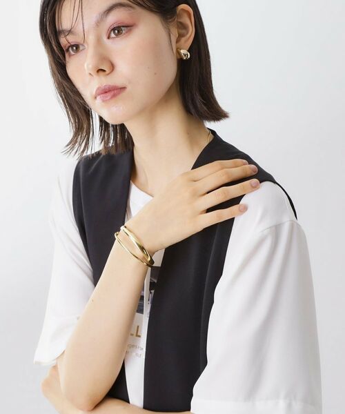 THE SHOP TK / ザ ショップ ティーケー ブレスレット・バングル | ダブルラインバングル | 詳細5