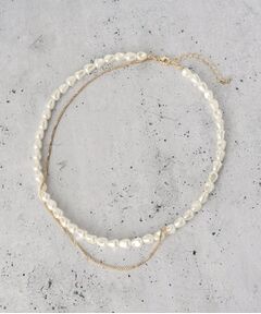 THE SHOP TK / ザ ショップ ティーケー ネックレス・ペンダント・チョーカー | 2連パール調ネックレス