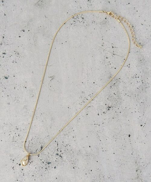 THE SHOP TK / ザ ショップ ティーケー ネックレス・ペンダント・チョーカー | パール調ワントップ2連ネックレス | 詳細2