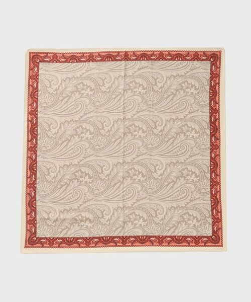 THE SHOP TK/ザ ショップ ティーケー ペイズリー大判ストール ライトベージュ(151) 00