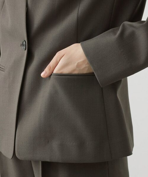 THE SHOP TK / ザ ショップ ティーケー ノーカラージャケット | ノーカラージャケット【セットアップ可】 | 詳細16