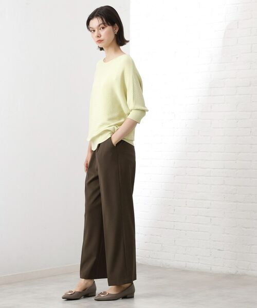 THE SHOP TK / ザ ショップ ティーケー パンツ | 【美脚見え】タックワイドパンツ【セットアップ可】 | 詳細16