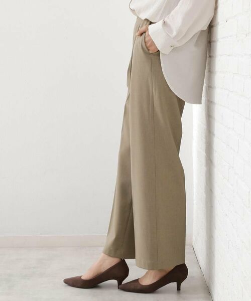 THE SHOP TK / ザ ショップ ティーケー パンツ | 【美脚見え】タックワイドパンツ【セットアップ可】 | 詳細19