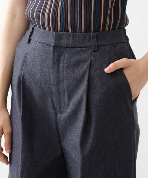 THE SHOP TK / ザ ショップ ティーケー パンツ | 【美脚見え】タックワイドパンツ【セットアップ可】 | 詳細30