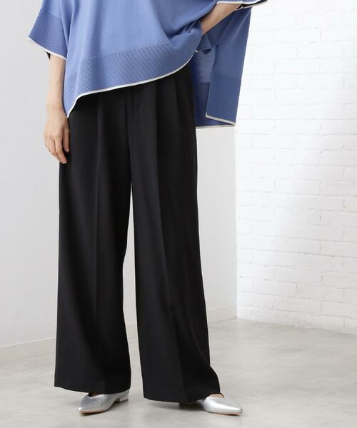 THE SHOP TK / ザ ショップ ティーケー パンツ | 【きれいめもカジュアルもお任せ】2タックワイドパンツ【セットアップ可】 | 詳細13